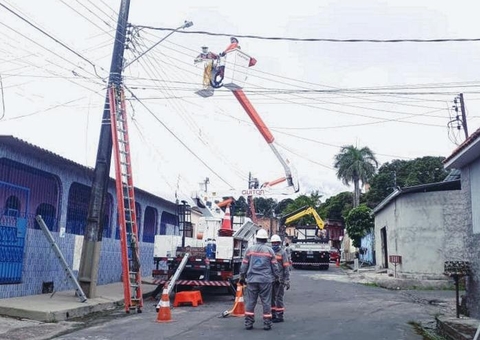 Manutenção programada deixa 5 bairros sem energia hoje em Manaus