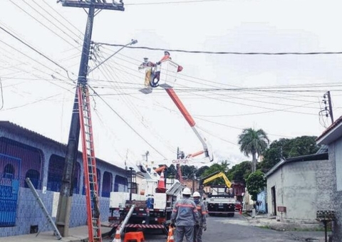 Manutenção programada deixa 10 bairro de Manaus sem energia neste sábado