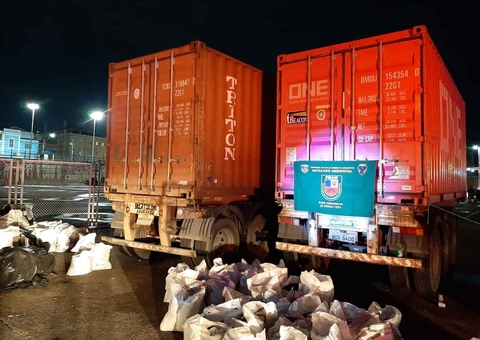 Carga com minério de cassiterita avaliado em R$ 2,4 milhões é apreendida no Porto de Manaus