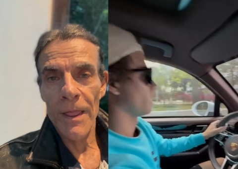Mário Gomes é criticado após filho surgir em Porsche: 'pediu pix e o filho ostentando'