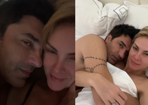 Ana Hickmann aparece em momento íntimo na cama com Edu Guedes; vídeo