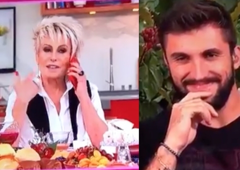 Ana Maria Braga liga para Carla Diaz ao vivo durante entrevista com Arthur 