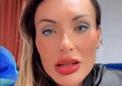 Andressa Urach teme perder a visão após cirurgia para mudar a cor dos olhos