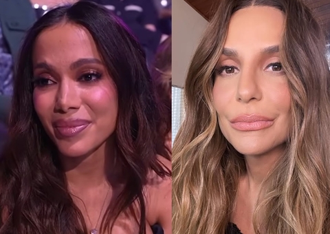 Anitta admite treta com Ivete Sangalo e enaltece cantora: "fui c*zona'