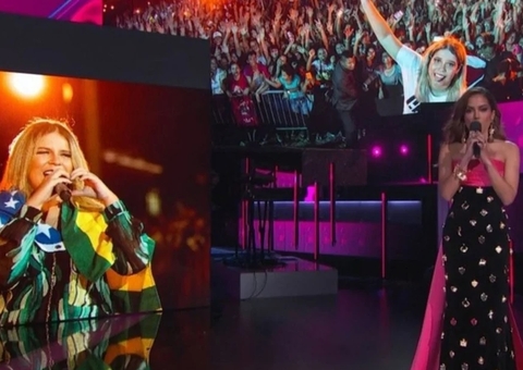 Anitta chora em tributo a Marília Mendonça no Grammy Latino