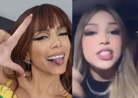 Melody rebate Anitta após ser citada pela cantora: ‘não tira meu nome da boca'