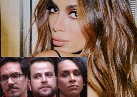 Anitta se indigna com possível resultado do paredão entre Eli, Gustavo e Lina