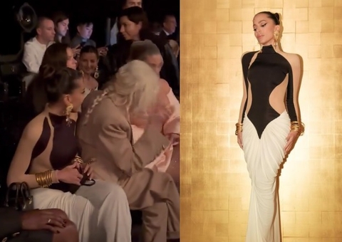 Selma Blair e Kylie Jenner são acusadas de ignorar Anitta em desfile de moda; vídeo