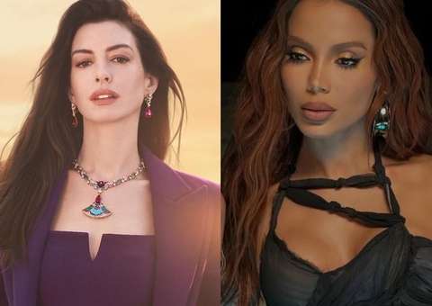 Anne Hathaway cita Anitta como referência de artista e cantora reage
