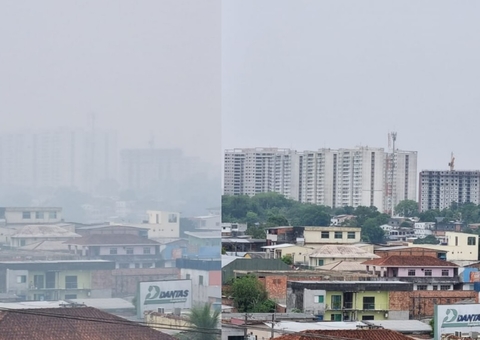 Chuva ameniza fumaça, mas qualidade do ar continua péssima em bairros de Manaus