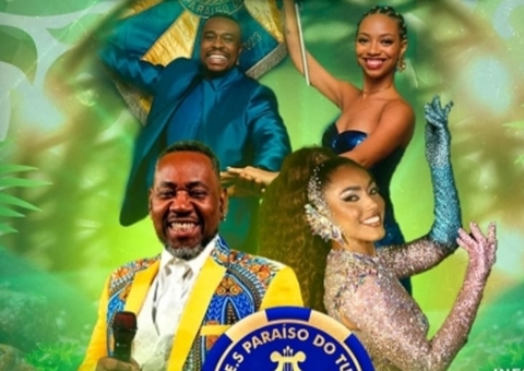 Gresmi Aparecida recebe intérprete e rainha de bateria do Paraíso do Tuiuti