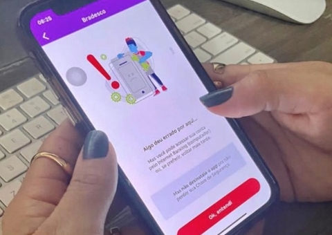 Fora do ar? Usuários relatam instabilidade no aplicativo do Bradesco 