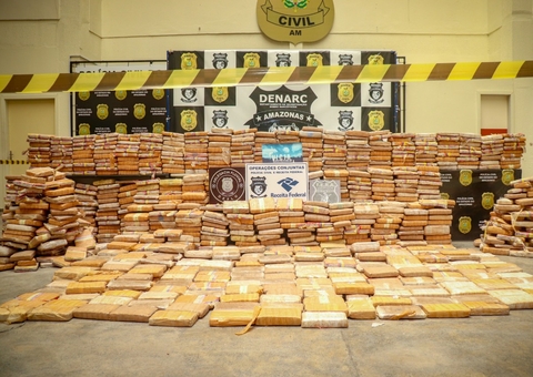 Polícia do Amazonas atinge novo recorde de apreensão de drogas