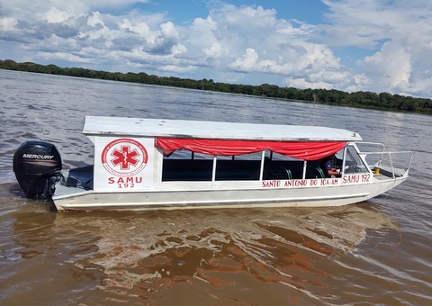 Lancha do Samu furtada de porto é recuperada no Amazonas