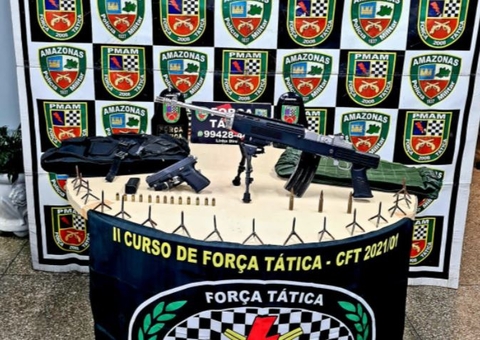 Armas de guerra são apreendidas após ataque que deixou quatro mortos em Manaus