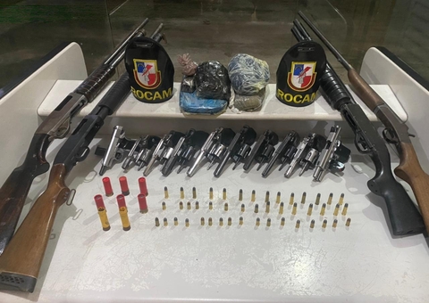 186 armas de fogo foram retiradas de criminosos no Amazonas em março