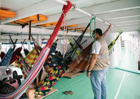 Mais de 24 mil pessoas viajaram para o interior do Amazonas no fim do ano