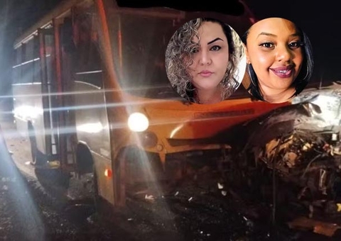 Enfermeiras morrem após carro atropelar vaca e colidir com ônibus em estrada