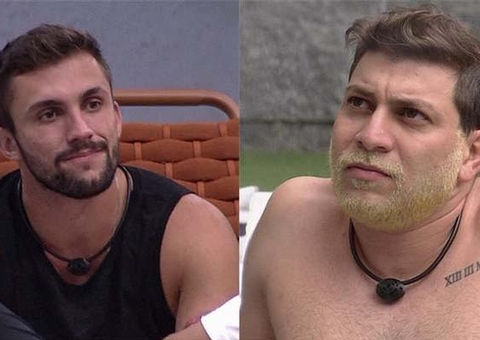 Após ser o mais votado, Arthur se revolta e critica Caio: perneta de merda