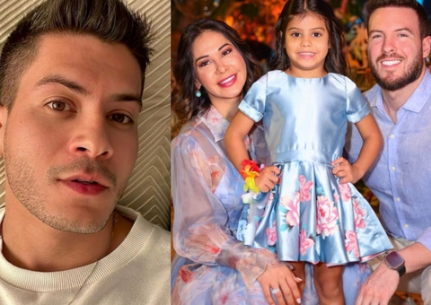 Maíra Cardi faz festão de aniversário para filha e não convida Arthur Aguiar