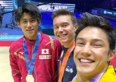 Arthur Nory fatura bronze na barra, e Brasil fecha Mundial com 3 medalhas
