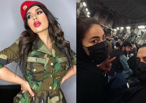 Estrela pop do Afeganistão foge em avião de carga dos Estados Unidos