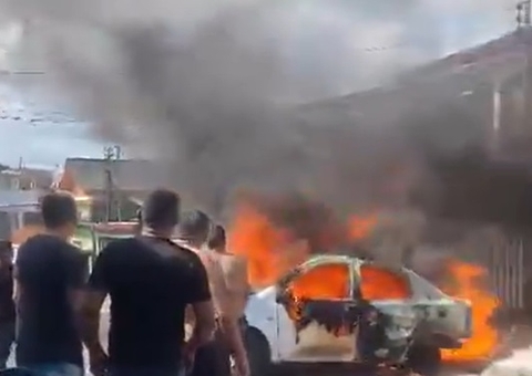 Eletricista tem corpo queimado em incêndio agravado por falta de água em Manaus