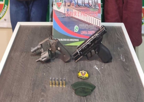 Trio é preso ao ser flagrado durante assalto a comércio em Manaus 