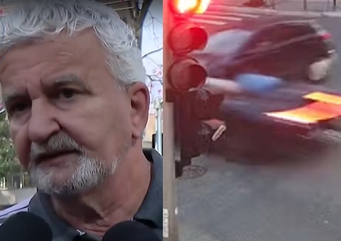 Motorista batido por Porsche de Gato Preto diz que não morreu por pouco e filho pode passar por cirurgia