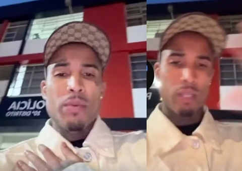 Gato Preto é detido após ser acusado de agressão por Bia Miranda e chora: 'tô com trauma de mulher'