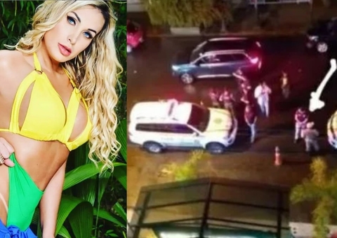 Andressa Urach e ex-marido protagonizam barraco com polícia na porta de boate 