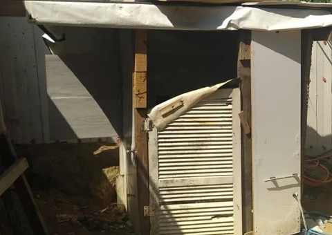 Menino autista de 8 anos encontrada em canil também ficava em lata de lixo