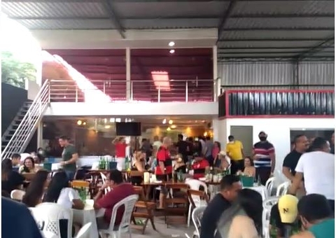 Vídeo:Polícia flagra feijoada clandestina com mais de 200 pessoas em Manaus
