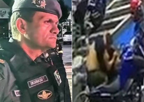 Vídeo mostra coronel da PM espancando esposa em posto em Manaus