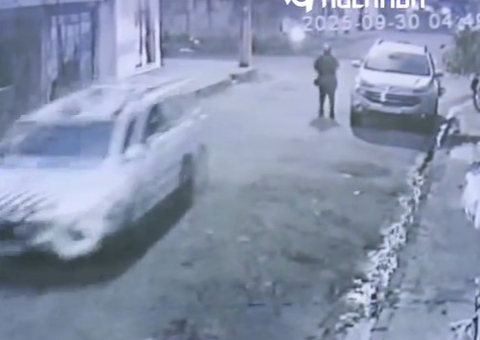 Ao vivo: Vídeo do momento da abordagem policial aos assaltantes no Alvorada