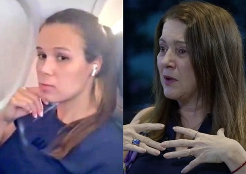 Mulher que filmou confusão em voo pede perdão: 'fiquei fora de mim'; vídeo