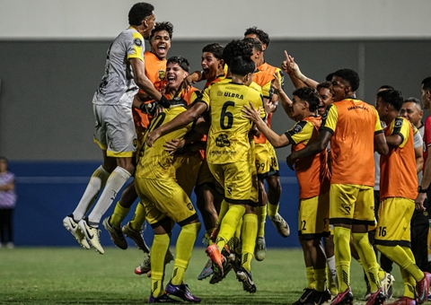 Amazonas vence Unidos do Alvorada por 4 a 2 e está na final do Barezinho Sub-20