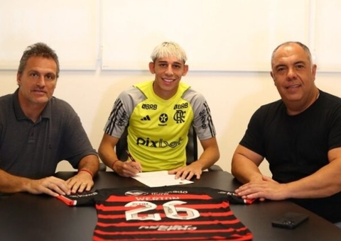 Amazonense Werton renova contrato com o Flamengo até 2026
