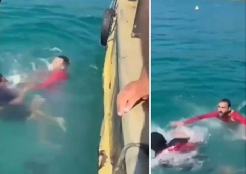 Corrida por clientes gera briga entre ambulantes no mar em Búzios