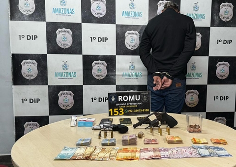 Homem é preso após assalto a Drogasil no Japiim; outros dois suspeitos fugiram 