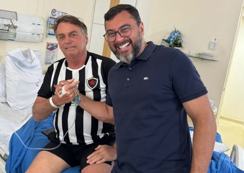 Internado em Manaus, Bolsonaro recebe visita do governador Wilson Lima