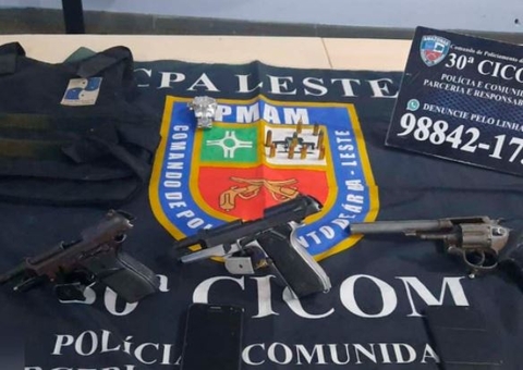 Criminosos que mataram 3 pessoas são presos após tiroteio com PMs em Manaus