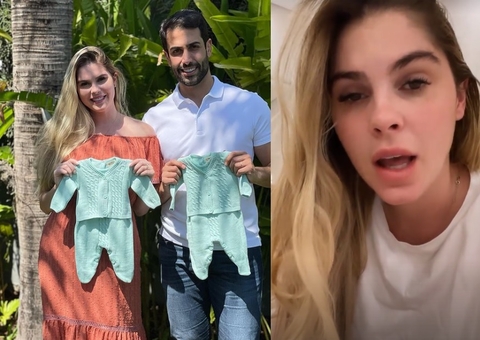 Bárbara Evans revela dificuldade na gravidez dos gêmeos: ‘Grandes chances de um não evoluir’