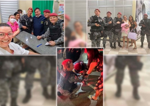 Recém-nascido é salvo por policiais após se engasgar durante amamentação em Manaus