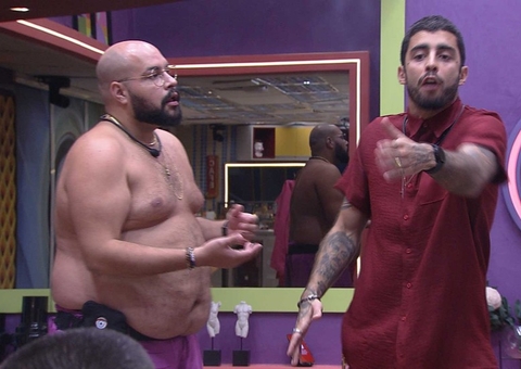 Abravanel, Scooby e Arthur discutem antes da festa deste sábado no BBB 22