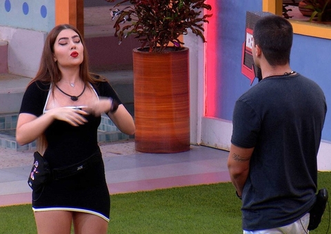 Jade e Arthur discutem durante jogo da discórdia no BBB22