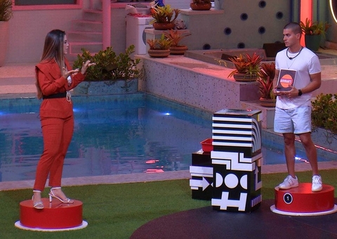 Laís e Arthur têm novo confronto em jogo da discórdia no BBB22; vídeo