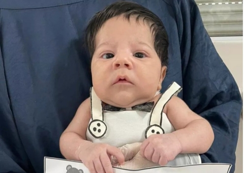 Após 18 dias intubado com Covid-19, recém-nascido recebe alta de hospital