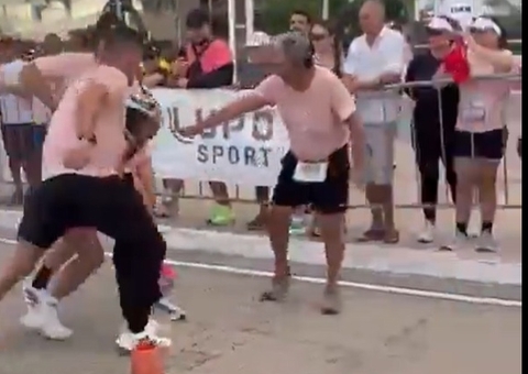 Bell Marques passa mal durante corrida; vídeo