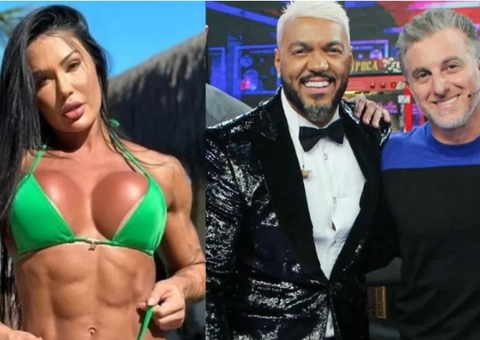Luciano Huck tenta se redimir com Gracyanne após polêmica com Belo: "era brincadeira"